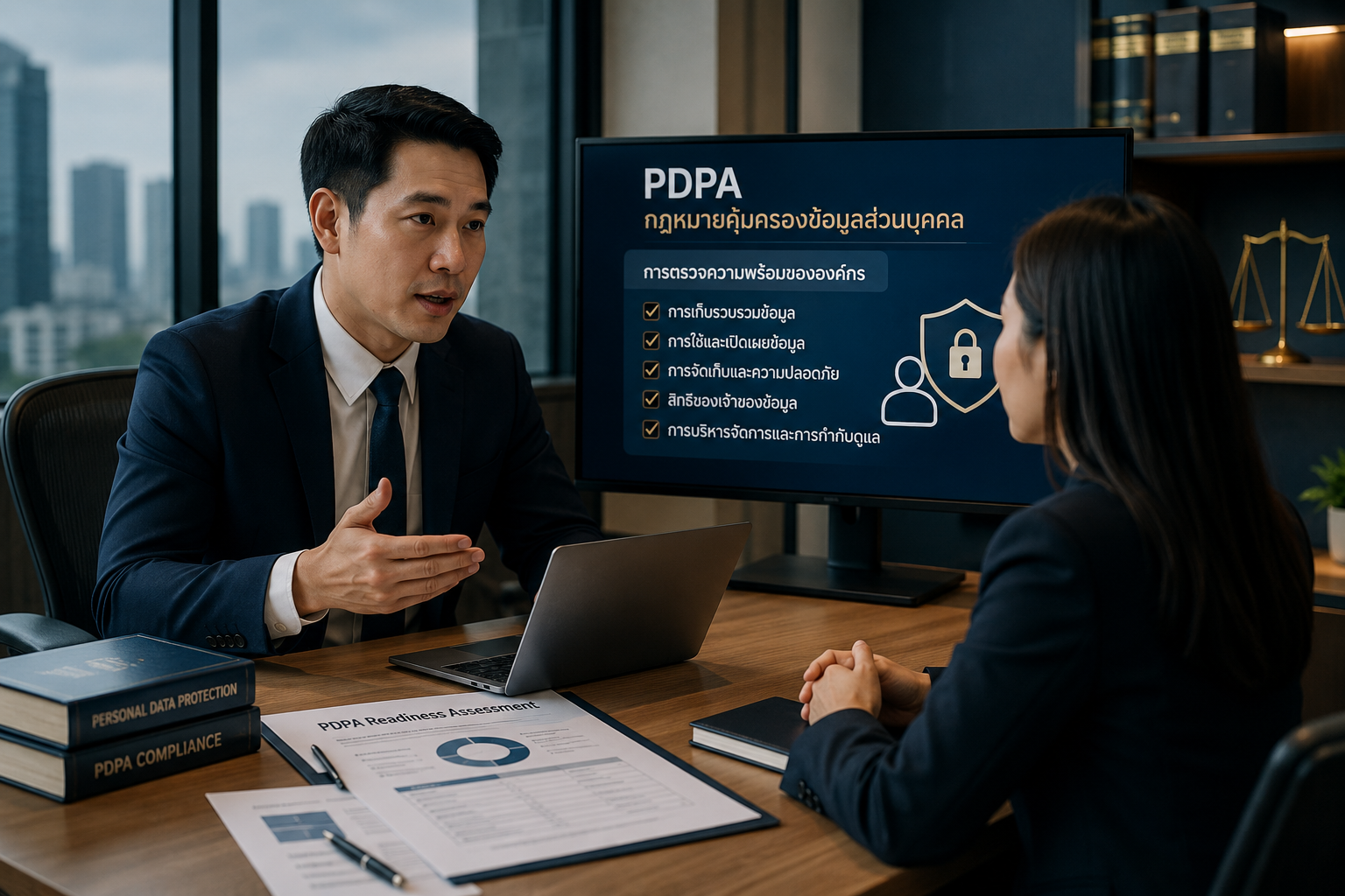 ทนายความให้คำปรึกษาการวางระบบ PDPA และตรวจความพร้อมด้านคุ้มครองข้อมูลแก่องค์กร