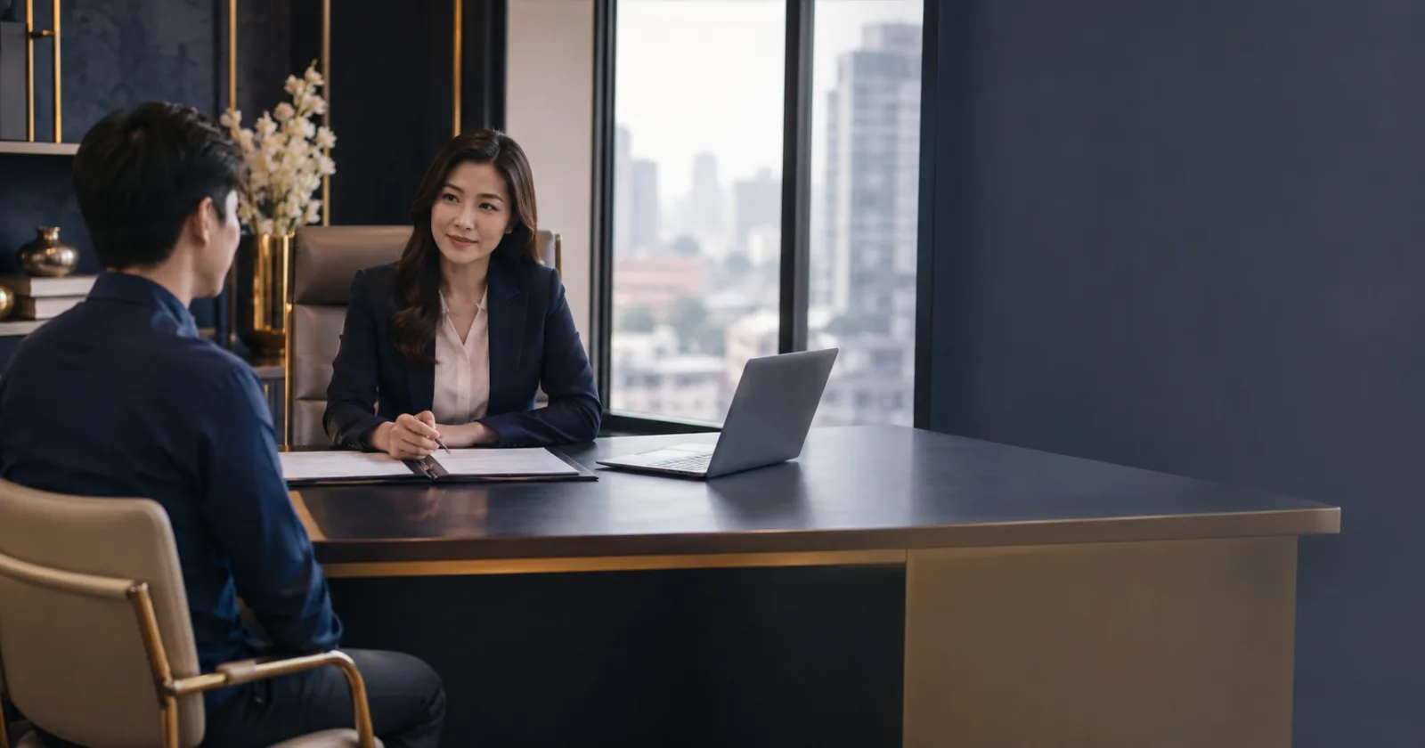 ฝ่ายบุคคลหารือกับพนักงานเรื่องการจัดการข้อมูลส่วนบุคคลตาม PDPA ในที่ทำงาน