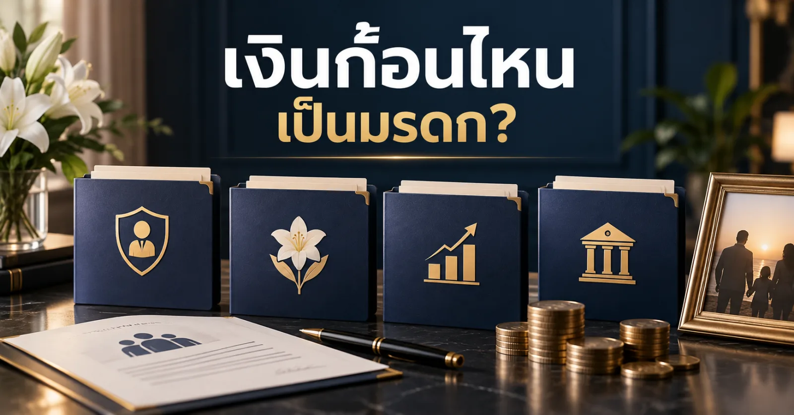 เงินประกันชีวิต เงินฌาปนกิจ และกองทุนก้อนไหนเป็นมรดก