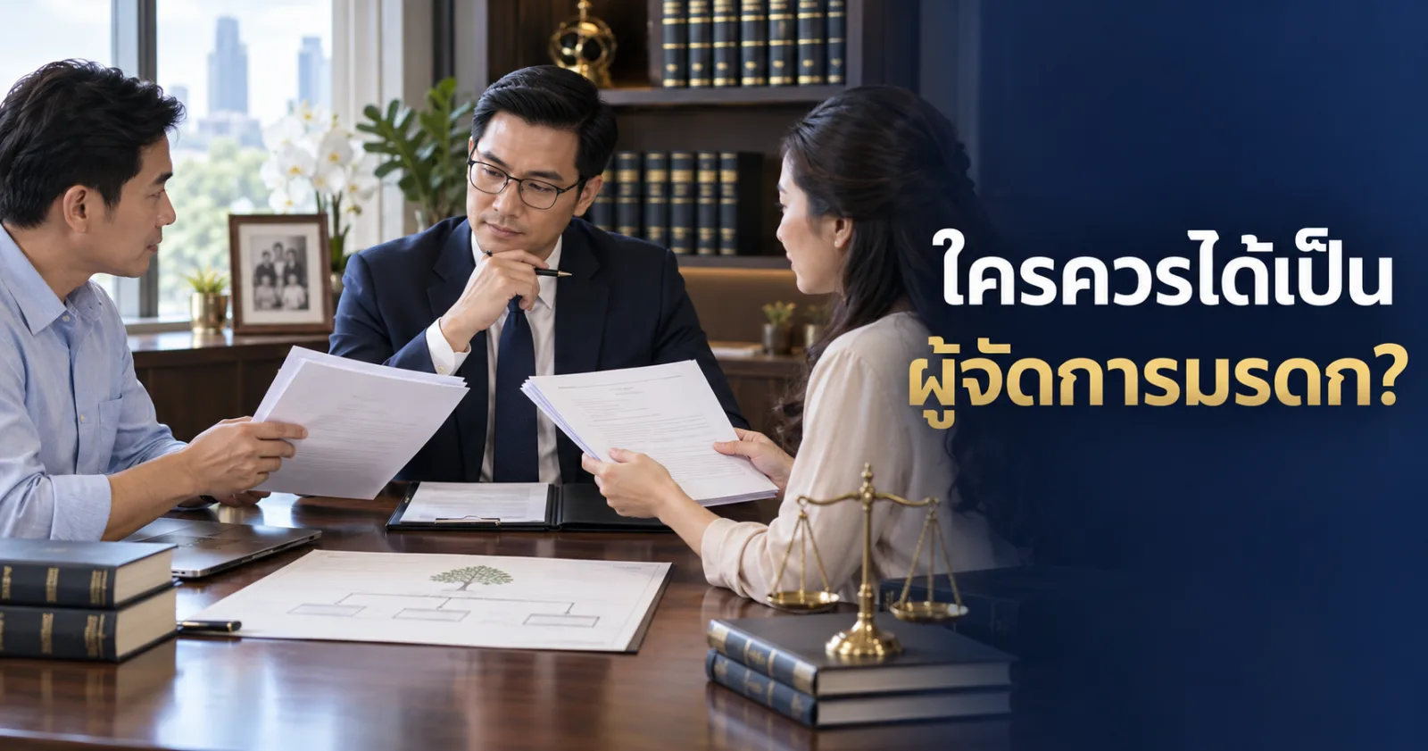 ศาลพิจารณาคำคัดค้านและเลือกผู้จัดการมรดกที่เหมาะสม
