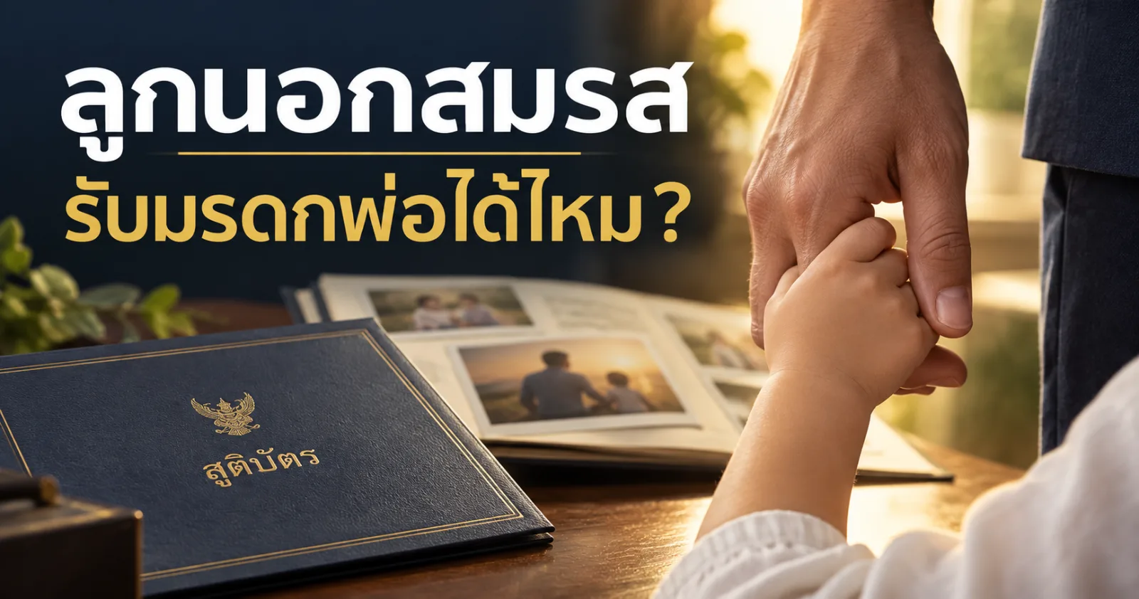 ลูกนอกสมรสรับมรดกพ่อได้ไหม หลักฐานการรับรองบุตรและสิทธิทายาท