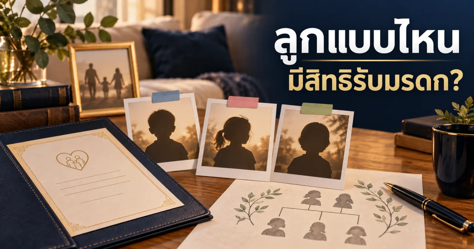 ลูกบุญธรรม ลูกติด และลูกของคู่สมรสแบบไหนมีสิทธิรับมรดก