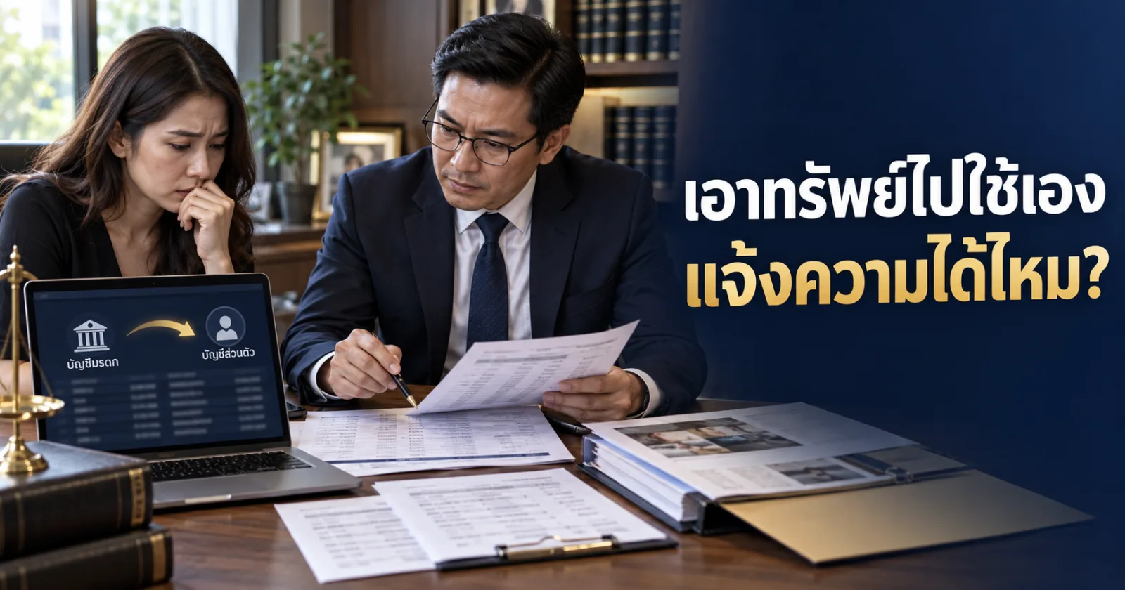 ผู้จัดการมรดกยักยอกทรัพย์และทนายตรวจเส้นทางเงินกองมรดก