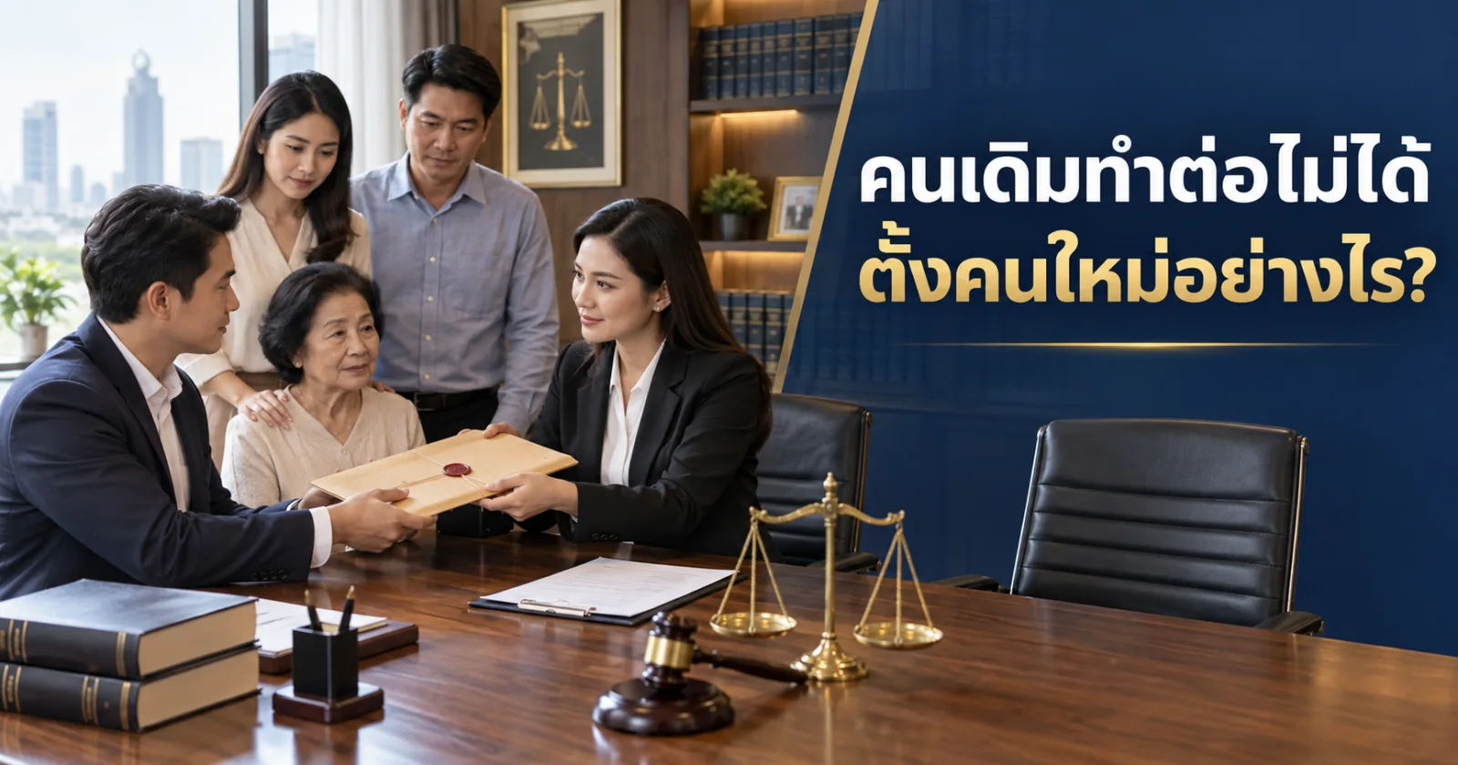 ทายาทยื่นคำร้องตั้งผู้จัดการมรดกคนใหม่แทนผู้เสียชีวิต