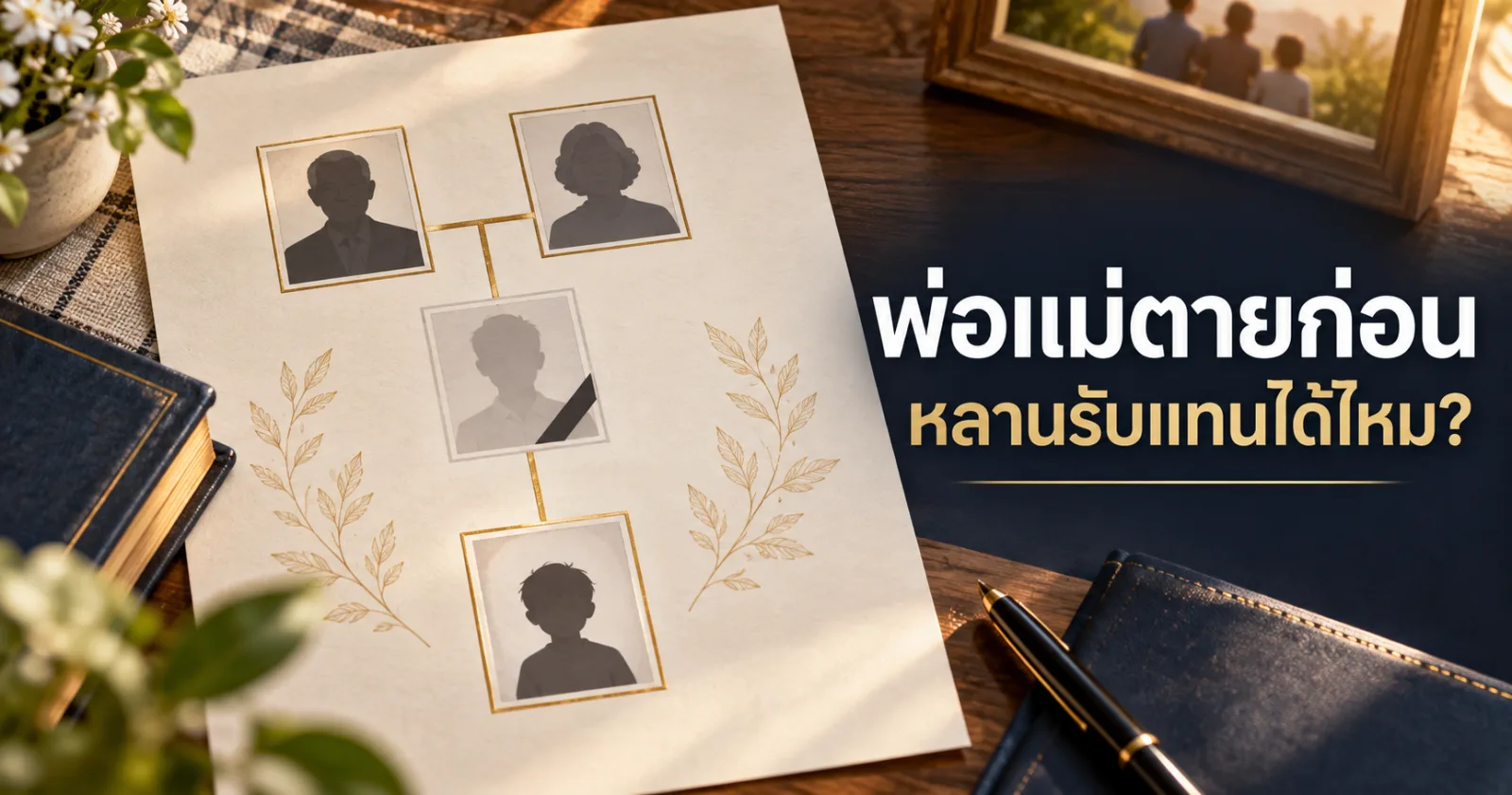 พ่อแม่เสียชีวิตก่อนปู่ย่าตายาย หลานรับมรดกแทนที่ได้ไหม