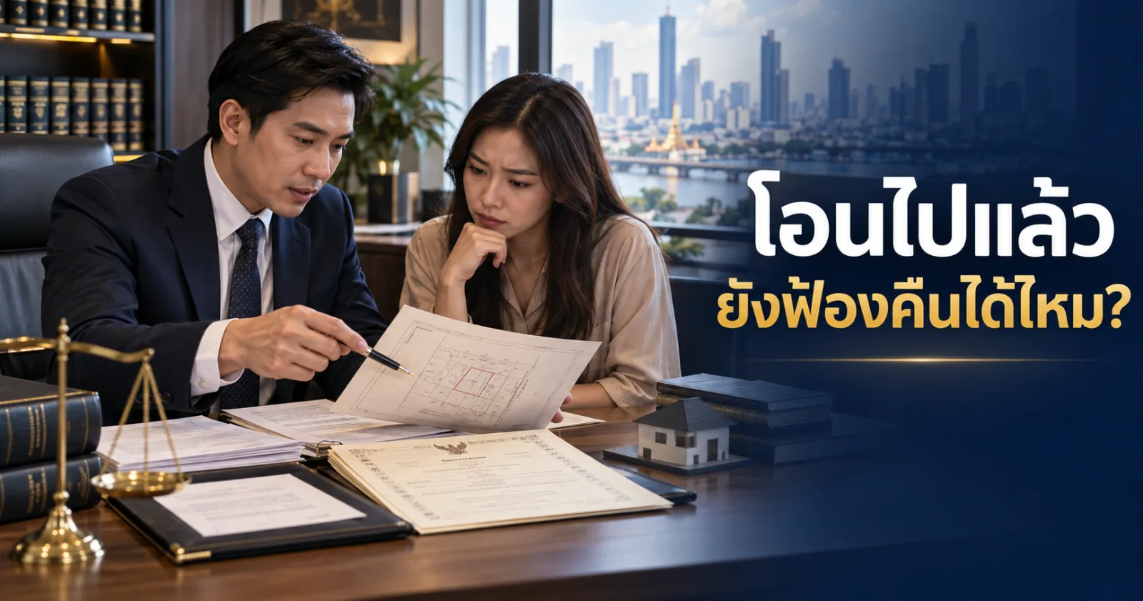 ทรัพย์มรดกถูกโอนให้บุคคลอื่นและทนายตรวจเอกสารการโอน