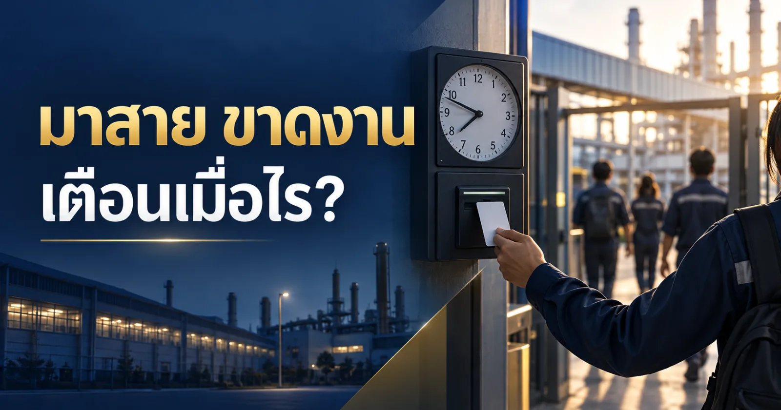 มาสาย ขาดงาน เตือนเมื่อไร แนวทางเก็บหลักฐานสำหรับ HR