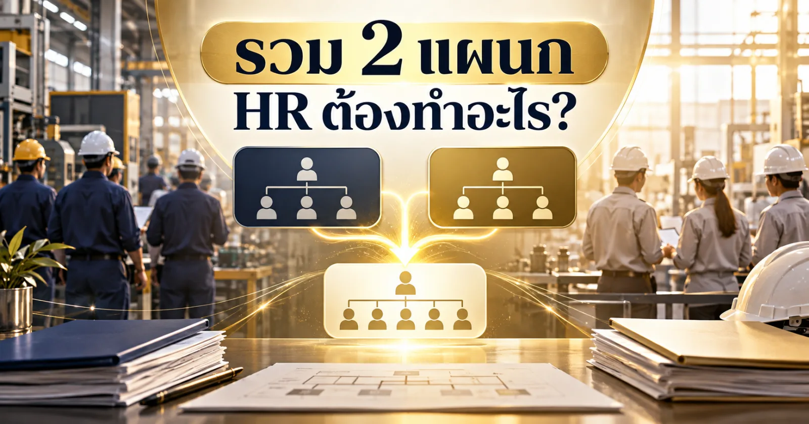 รวม 2 แผนก HR ต้องทำอะไร