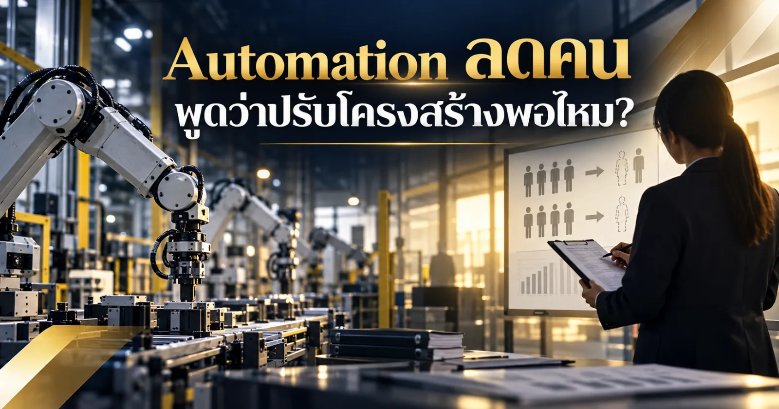 Automation ลดคน พูดว่าปรับโครงสร้างพอไหม