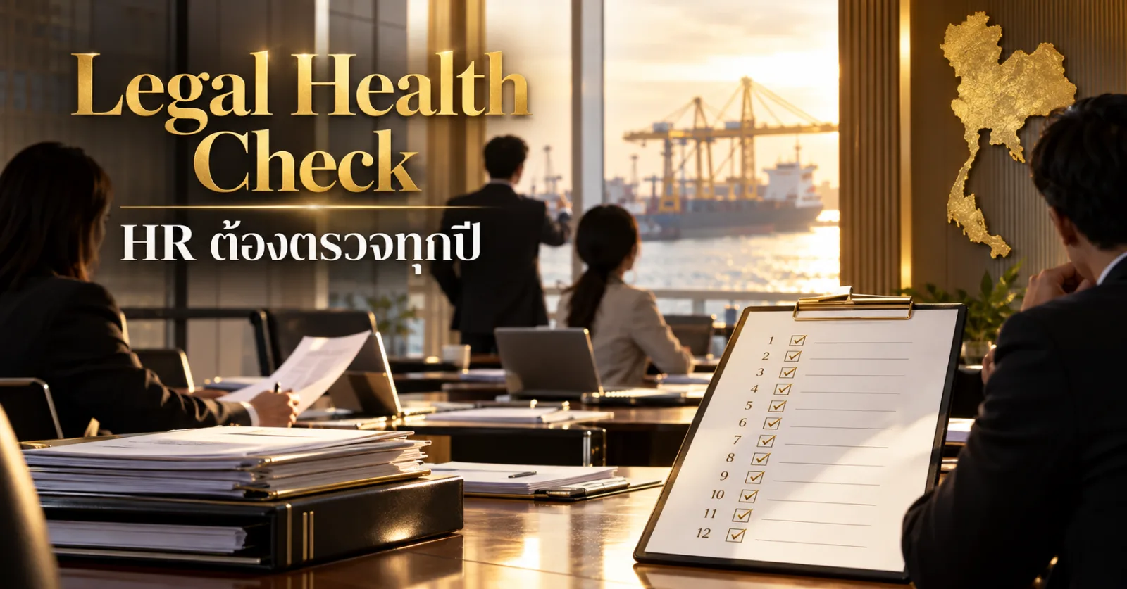 Legal Health Check HR ต้องตรวจทุกปี 12 จุด