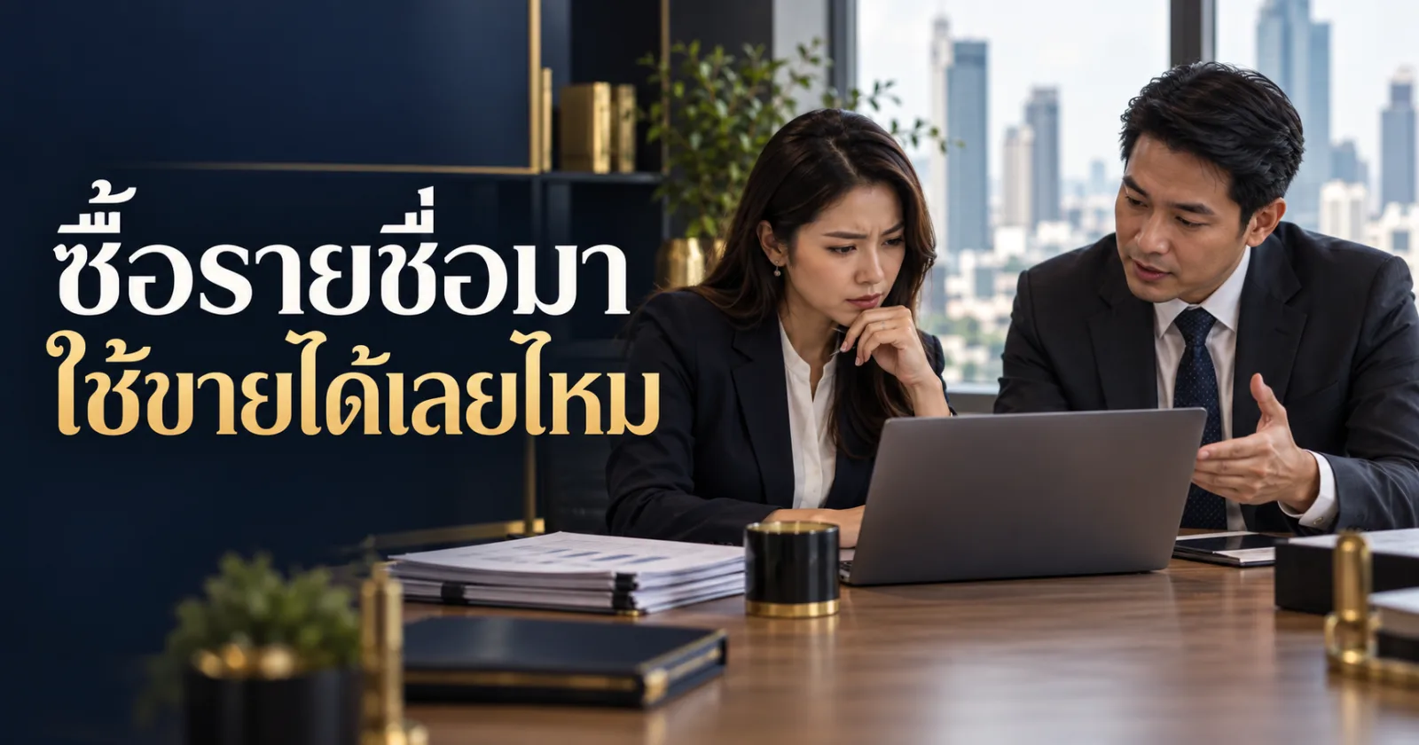 ทีมธุรกิจตรวจที่มารายชื่อลูกค้า
