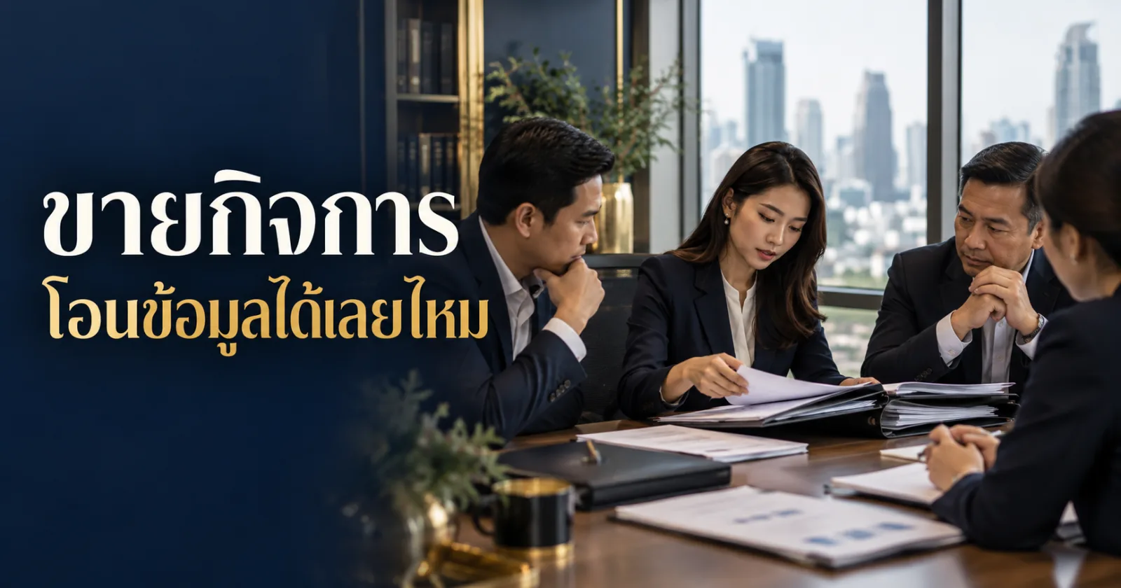 ทีมผู้บริหารปรึกษาเอกสารขายกิจการ