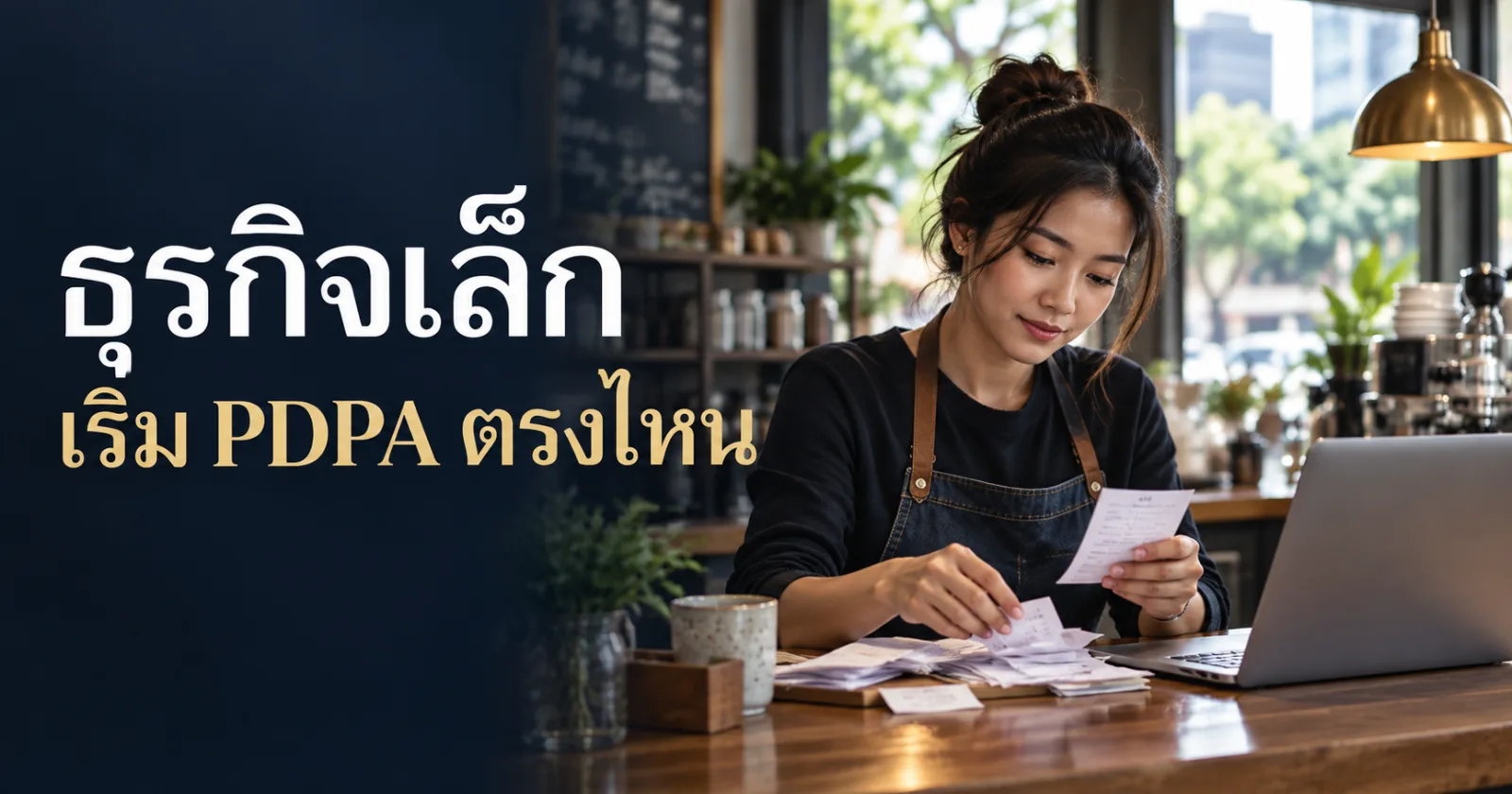 เจ้าของร้านตรวจเอกสาร PDPA กับที่ปรึกษา