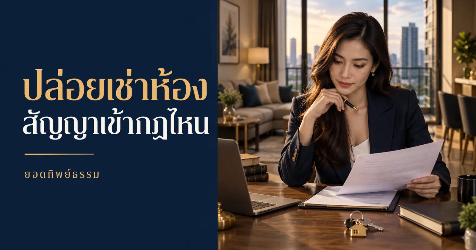 เจ้าของห้องและผู้เช่าตรวจสัญญาบ้าน ข้อความปล่อยเช่าห้อง สัญญาเข้ากฎไหน