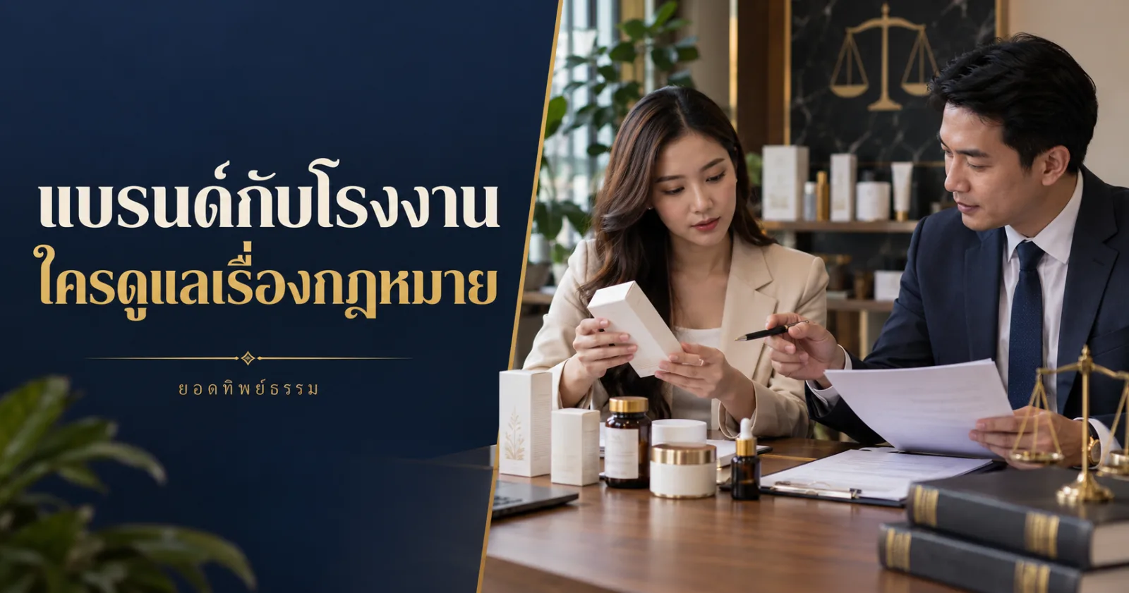 แบรนด์กับโรงงาน ใครดูแลเรื่องกฎหมาย ภาพตรวจผลิตภัณฑ์ ฉลาก และแฟ้มเอกสารกำกับดูแล