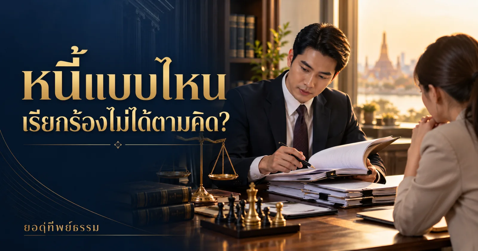 หนี้แบบไหน เรียกร้องไม่ได้ตามคิด ภาพประกอบการตรวจสิทธิก่อนทวงถาม