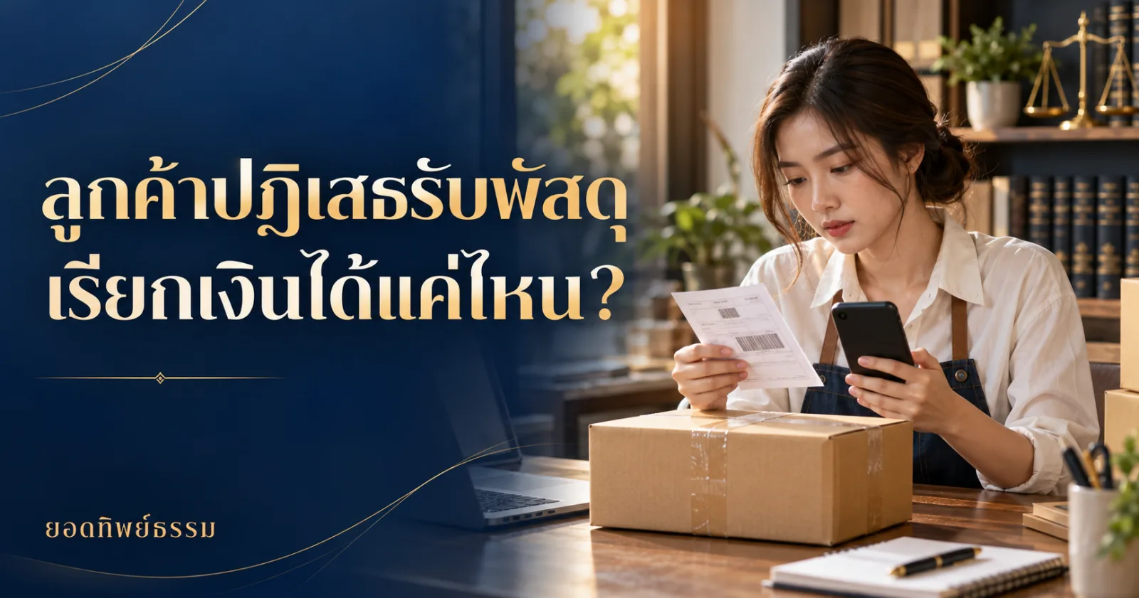 ลูกค้าปฏิเสธรับพัสดุ เรียกเงินได้แค่ไหน ภาพแม่ค้าออนไลน์ตรวจพัสดุและหลักฐานจัดส่ง