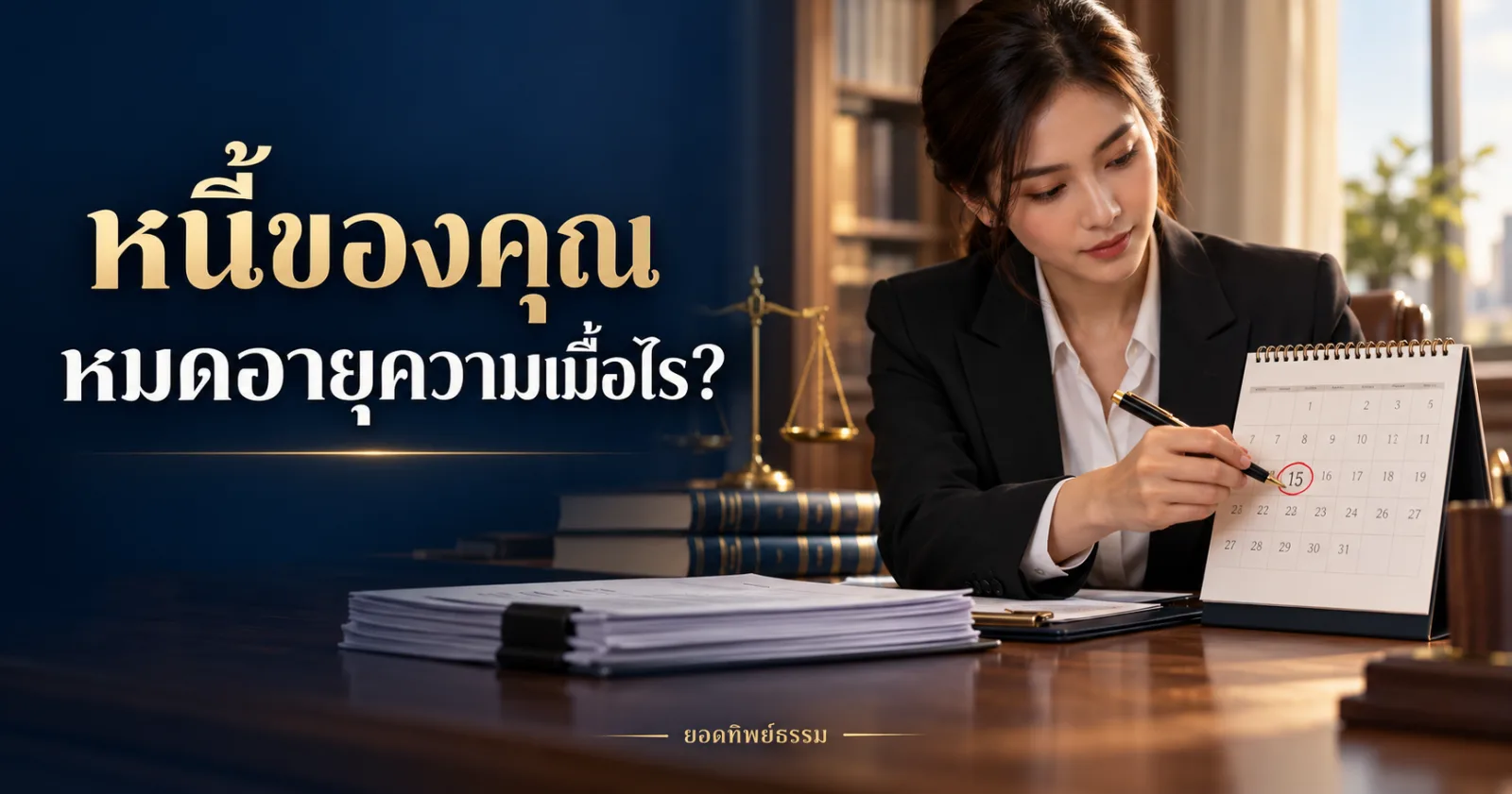หนี้ของคุณหมดอายุความเมื่อไร ตารางอายุความหนี้และข้อยกเว้น