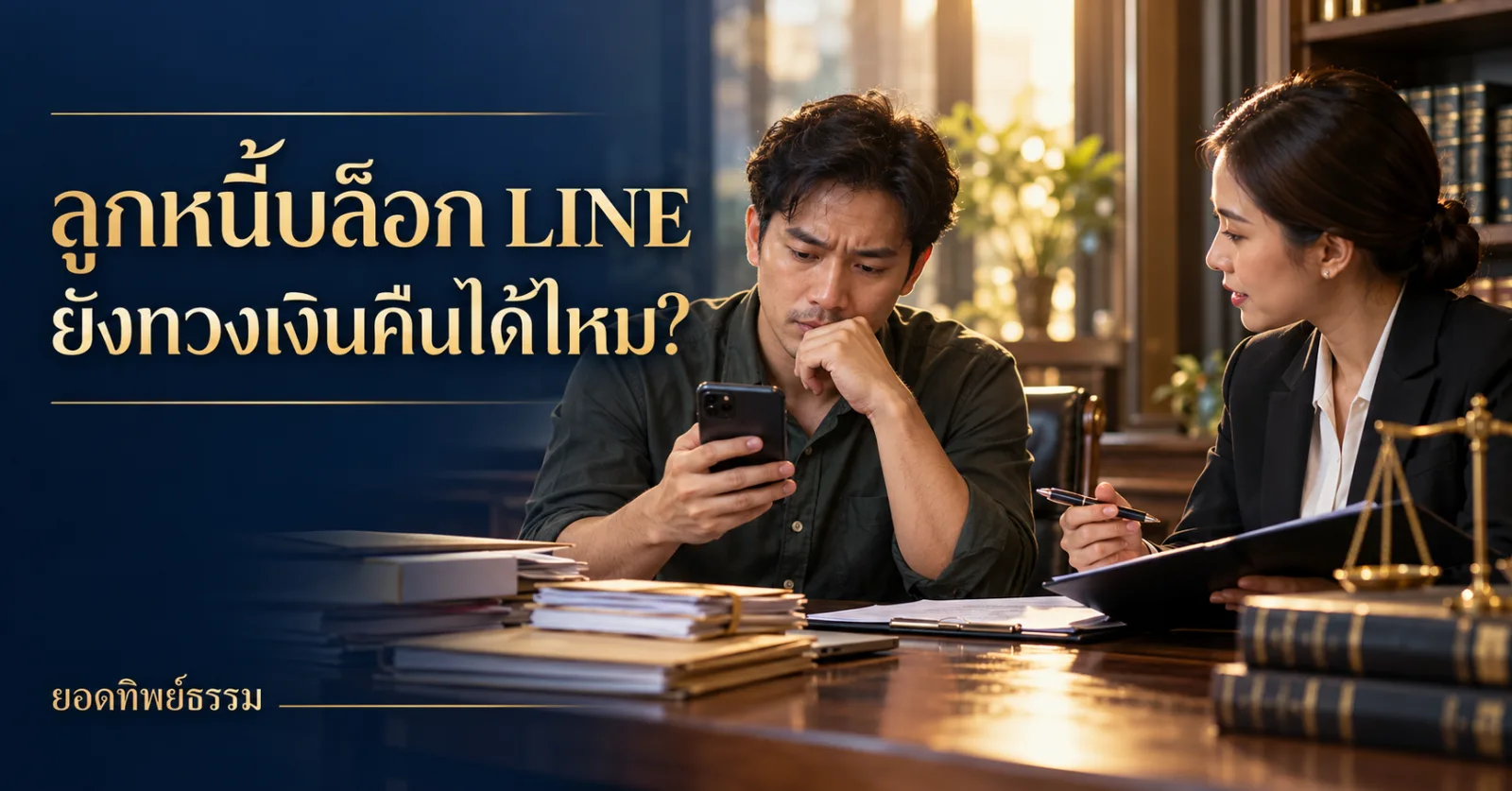 ลูกหนี้บล็อก LINE ยังทวงเงินคืนได้ไหม แนวทางเมื่อขาดการติดต่อ