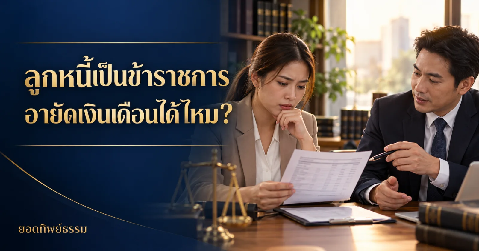 ลูกหนี้เป็นข้าราชการ อายัดเงินเดือนได้ไหม ภาพเอกสารการเงินและการตรวจทรัพย์