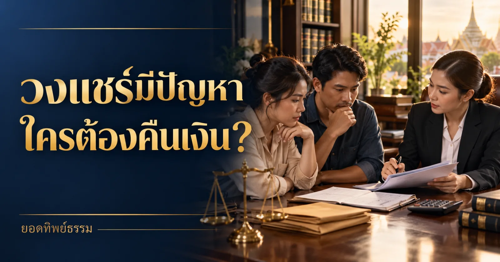 วงแชร์มีปัญหา ใครต้องคืนเงิน ภาพประกอบการตรวจสิทธิเมื่อแชร์ล้ม