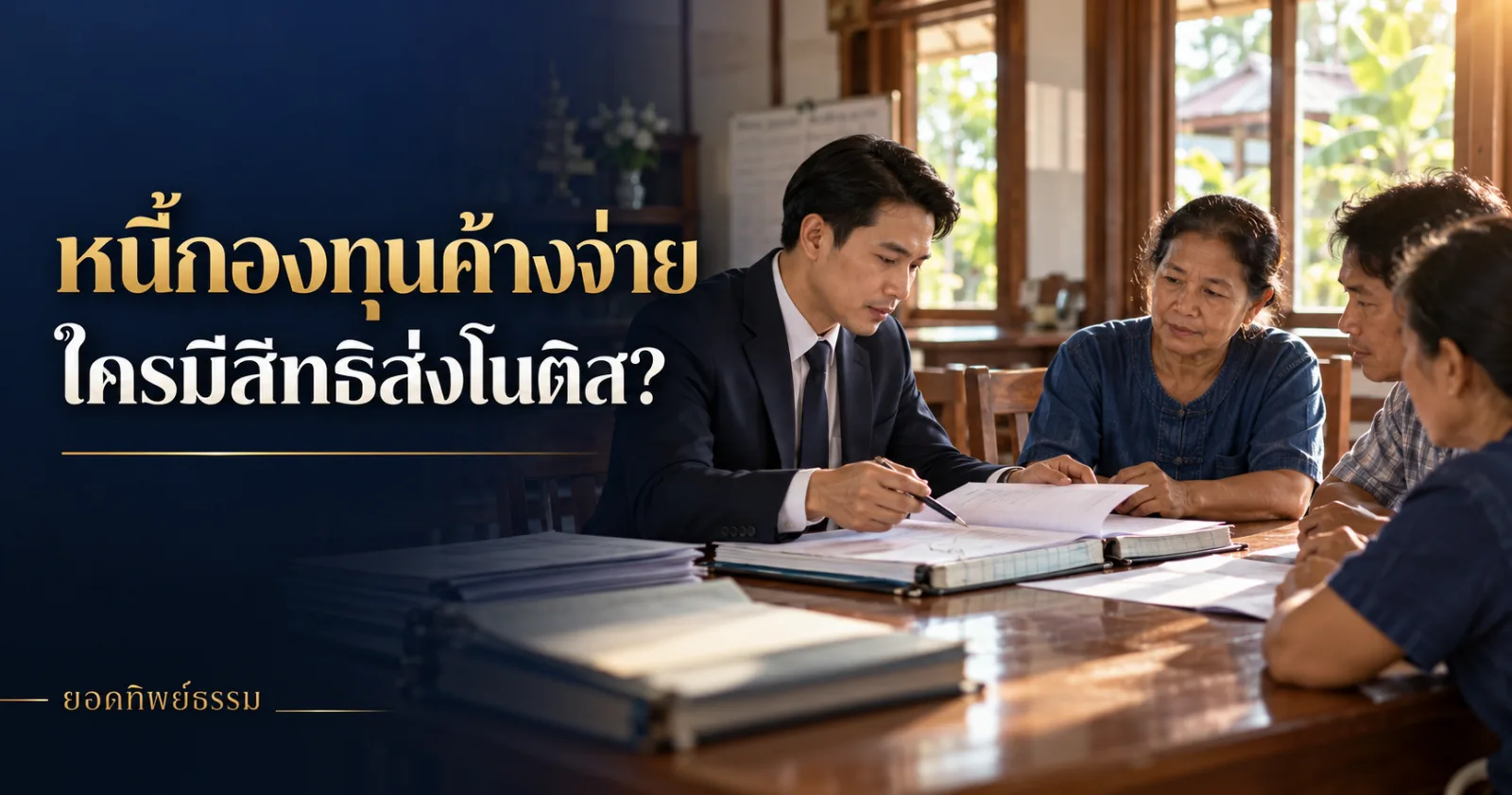 หนี้กองทุนค้างจ่าย ใครมีสิทธิส่งโนติส ตรวจอำนาจและเอกสารก่อนทวง
